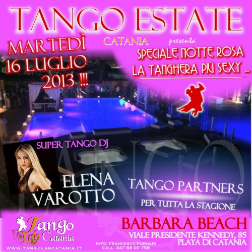 tango estate a catania martedì 16 LUGLIO 2013