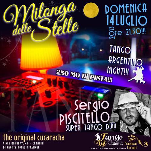 milonga delle stelle tango a catania 14 LUGLIO 2013