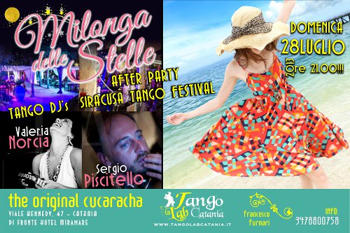 milonga delle stelle after siracusa tango festival a catania 28 luglio 2013