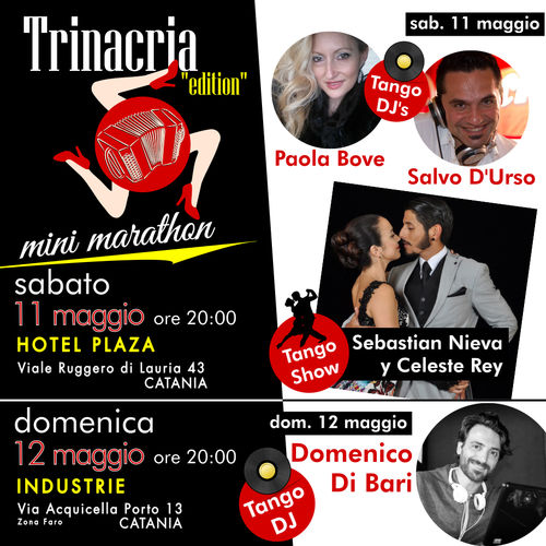 tango a Catania milonga del 11 12 maggio 2019 programma