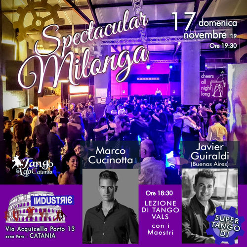 tango a Catania milonga del 17 novembre 2019