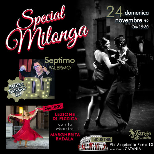 tango a Catania milonga del 24 novembre 2019