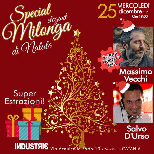 tango a Catania milonga del 25 dicembre 2019