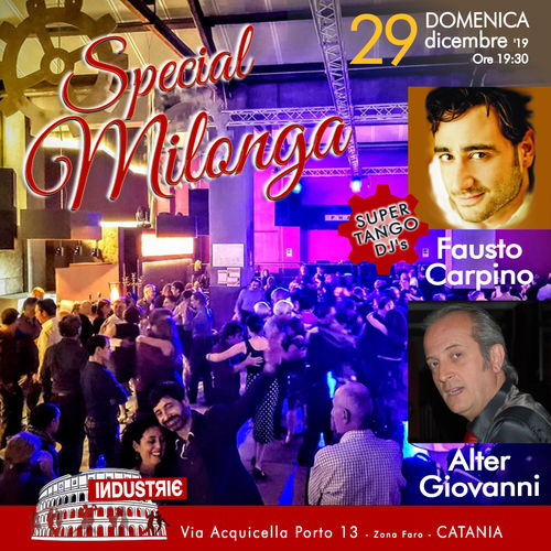 tango a Catania milonga del 29 dicembre 2019