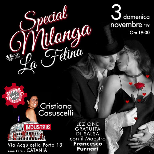 tango a Catania milonga del 3 novembre 2019