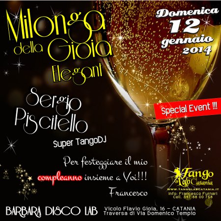 tango a catania milonga del 12 gennaio 2014