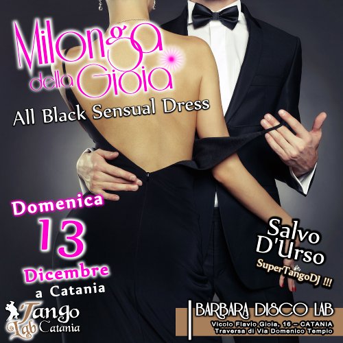 serata di tango a catania 13 DICEMBRE 2015