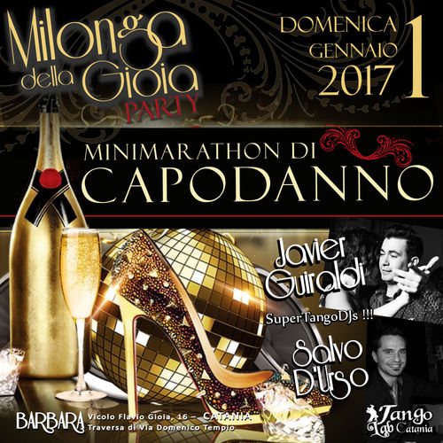 tango a catania milonga del 1 GENNAIO 2017