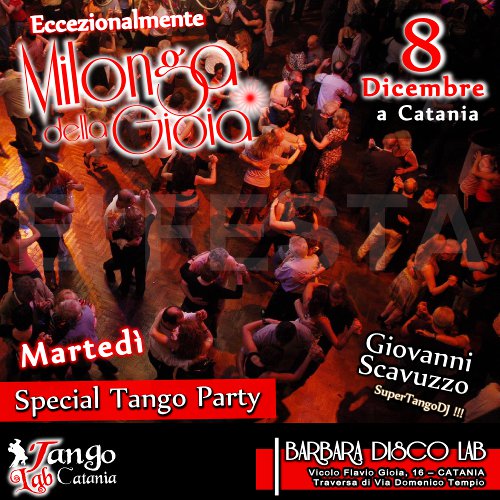serata di tango a catania martedì 8 dicembre 2015 immacolata