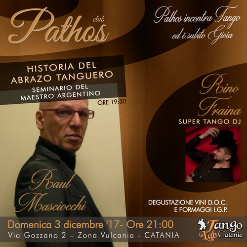 domenica di tango a catania 3 DICEMBRE 2017