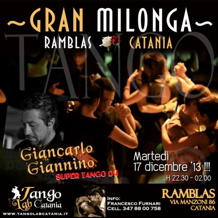 tango catania milonga del 17 dicembre 2013