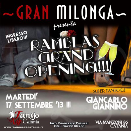 gran milonga tango catania 17 settembre 2013