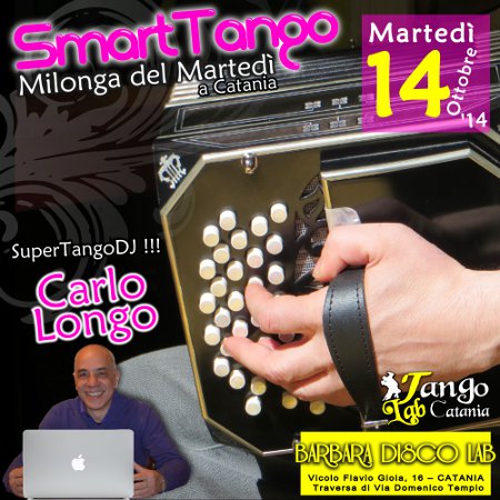 smarttango milonga del martedì a catania 14 ottobre 2014